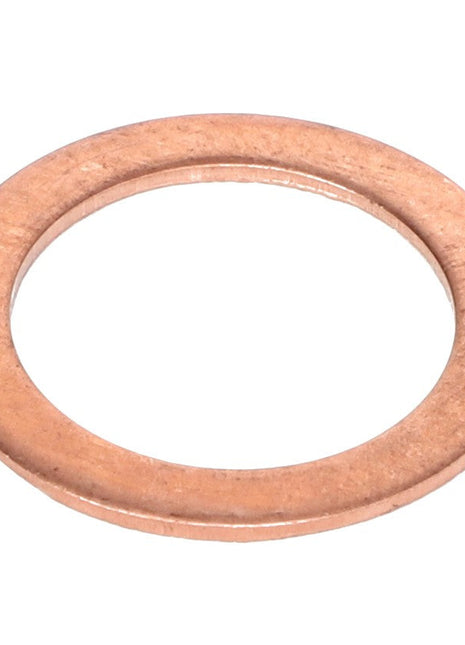 A close-up image of the AGCO | Washer - Acx2785710, a circular copper washer with a smooth surface, is displayed on a white background. The washer is notable for its central hole.