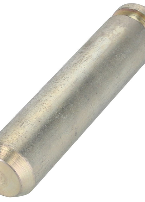 The AGCO | PIN - D28284399 is a cylindrical metal rod featuring a smooth surface, slightly tapered ends, and a narrow groove near one end.