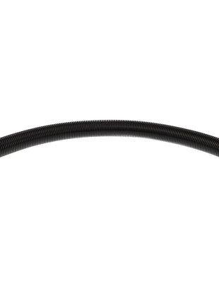 The AGCO | Air Hose - Acw4912120, a black, flexible corrugated hose with a slight curve, is shown against a plain white background in this product description.