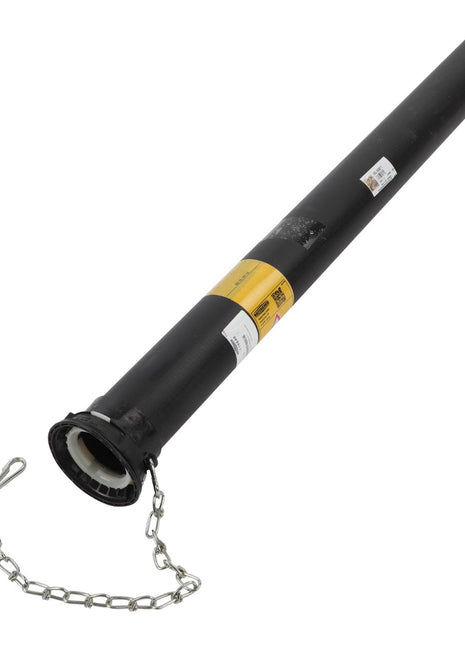 A black cylindrical tube with a yellow label, featuring a chain and capped end. No current product description available.
Product Name: AGCO | Half Guard - Fel103071
Brand Name: AGCO