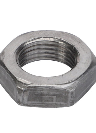 A close-up of the meticulously crafted AGCO Nut - Va022183 reveals its intricate internal threading.