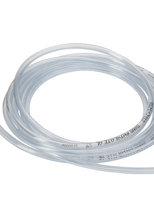 A coiled clear plastic tubing, known as the AGCO Hose Acw015492B, with one end securely fastened to a small connector.