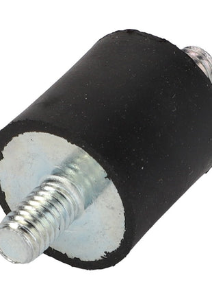 No current product description available for the AGCO | Silent Block - Acp0672700, which is a cylindrical rubber vibration damper with a threaded metal stud protruding from one end.