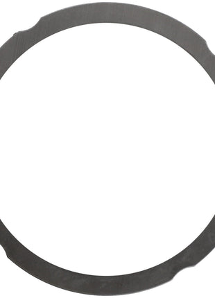 The AGCO | Compensating Ring - F390200210060 by AGCO is a metallic circular object with uniform thickness and slight indents on the outer edge. No current product description available.