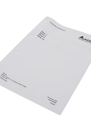 AGCO | Assembly Instruction - Acx2762050 - Farming Parts