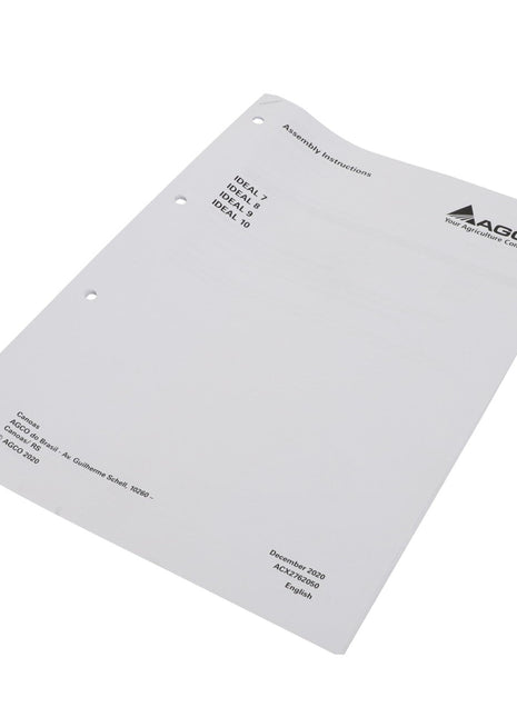 AGCO | Assembly Instruction - Acx2762050 - Farming Parts