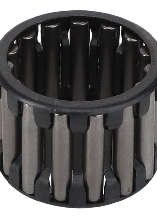 The AGCO | Needle Cage - 3002255X1 is a cylindrical needle roller bearing equipped with a durable metal cage, featuring precisely spaced cylindrical rollers within.