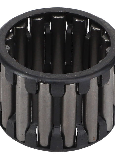 The AGCO | Needle Cage - 3002255X1 is a cylindrical needle roller bearing equipped with a durable metal cage, featuring precisely spaced cylindrical rollers within.