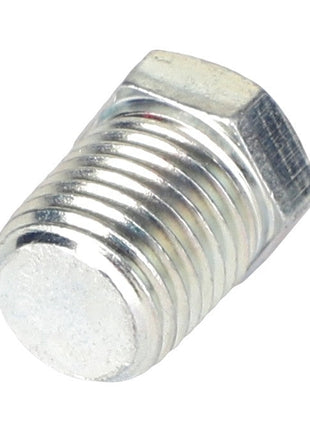 A close-up image of an AGCO HEX HEAD PLUG - AG561867, featuring a metallic hex head and a threaded cylindrical body. No current product description information available.