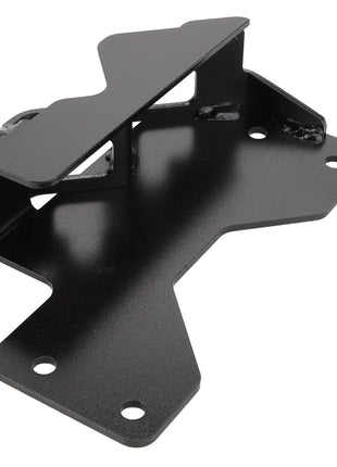 The AGCO Bracket - Acw074299A is a black, metal mounting bracket featuring multiple holes and a geometric design. No additional product description information available at this time.