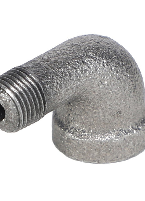 Introducing the AGCO ELBOW FITTING - AG561212, featuring a threaded end and a smooth end, now available for your plumbing projects.