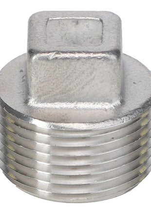 The AGCO | PLUG - AG051914 by AGCO is a metal threaded plug with a raised square top, commonly used for sealing or closing off the end of a pipe. No current product description available.
