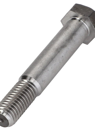 A metal hex bolt, identified as AGCO | BOLT - D26739307, is shown on a white background. The bolt is cylindrical and silver in color, featuring a hexagonal head. This product comes from the brand AGCO.