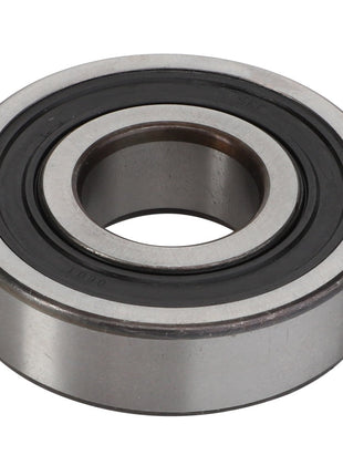 Introducing the AGCO Bearing - La28996670, a high-quality metal ball bearing featuring an inner and outer ring along with a black seal. This bearing is typically used in machinery to reduce friction between moving parts.