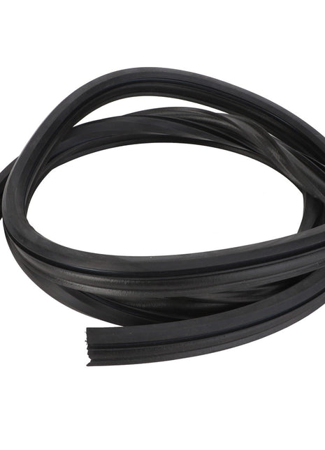 No current product description information is available for the AGCO Seal - Acx2776700 coiled black rubber sealing strip on a white background.