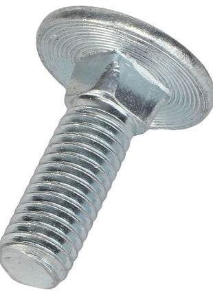 Introducing the AGCO SCREW - ACP0410710, a high-quality silver carriage bolt featuring a rounded head and threaded shaft that's perfect for your project. For more product details or questions, please contact our support team.