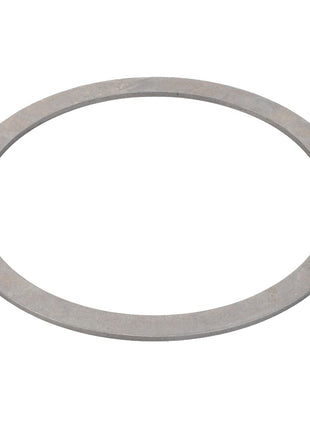 An AGCO SHIM - F743300020880, featuring a thin, metallic washer with a circular design and a large inner hole, set against a plain white background. No need for further description; its simplicity is eloquent.