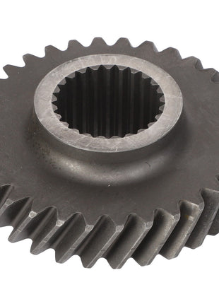 The AGCO | Gear - Acw1698160 is a precision-engineered metal gear featuring helical teeth.