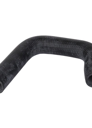 The AGCO | HOSE - ACP0581840 is a rubber hose bent in a 90-degree angle, featuring a smooth surface and open ends. If you have any questions about ordering or need assistance, please contact our support team.