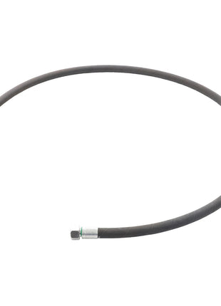 A coiled black hydraulic hose, branded AGCO and identified by the product number Acw7146890, featuring metal fittings at both ends and arranged in a circular shape. No additional product description information is available.