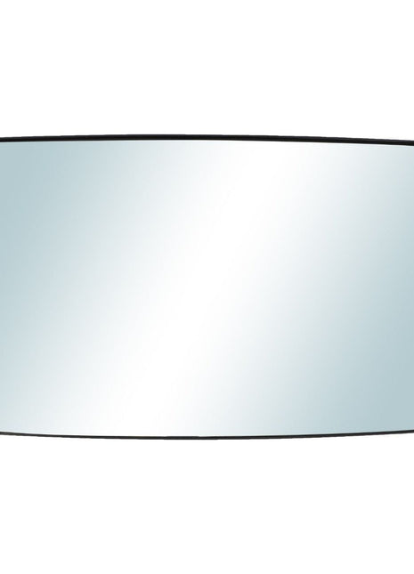 The AGCO Mirror, Replacement Glass - F931812150010 features a rectangular design with rounded corners and a thin black frame, providing optimal visibility and making it perfect for various settings.