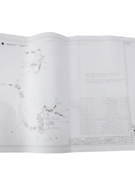 The AGCO FIT.INSTRUCTION - CD3341 features extensive diagrams and meticulous annotations of a mechanical component, providing comprehensive insights into its construction.