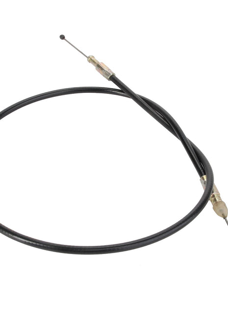 AGCO | Cable - Acp0500880 is a black cable featuring metal connectors on both ends, coiled into a loop. No current product description available for this product.