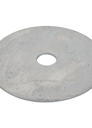 A flat, circular metal disc with a central hole, known as the AGCO Washer - Acp0704690 by AGCO.