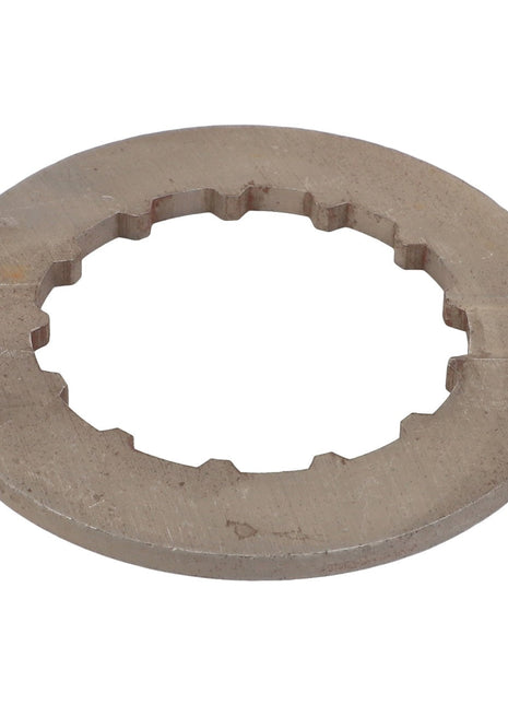 AGCO | SHIM - 0.010.0631.0, a metal washer with internal notches, likely a machine part, displayed on a white background. For any questions about ordering or specific details, please consult our Support Team from AGCO.