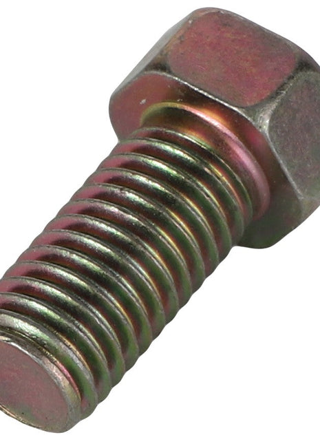 A close-up image of the AGCO | SCREW - 1112515, a metallic hex bolt with a threaded shaft. No current product description available.