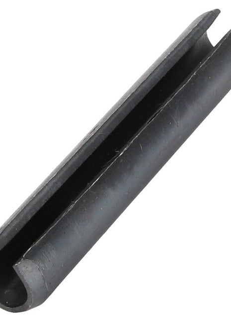 The AGCO | PIN - D42619000 is a cylindrical metal roll pin with a slit running lengthwise along its side from the renowned brand, AGCO. No additional current product description information is available.