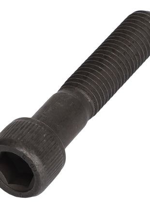 The product displayed is the AGCO | Socket Head Bolt - F530200410040, a black hex socket cap screw with a threaded shaft and cylindrical head from the AGCO brand. No current product description available.