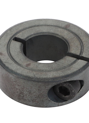 The AGCO | Ring - Acw4005280 is a metallic shaft collar with a round shape, a central hole, and a side clamp screw.