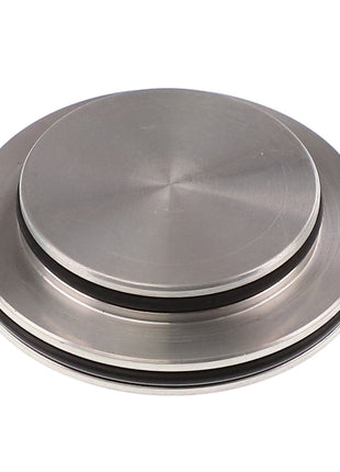 The AGCO | SERVICE TOOL - CA716371, crafted from stainless steel in a slightly conical shape, features rubber edges and a central rubber ring for enhanced grip, ensuring both functionality and style. Note that there is no further product description available at present.