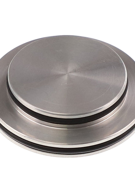 The AGCO | SERVICE TOOL - CA716371, crafted from stainless steel in a slightly conical shape, features rubber edges and a central rubber ring for enhanced grip, ensuring both functionality and style. Note that there is no further product description available at present.