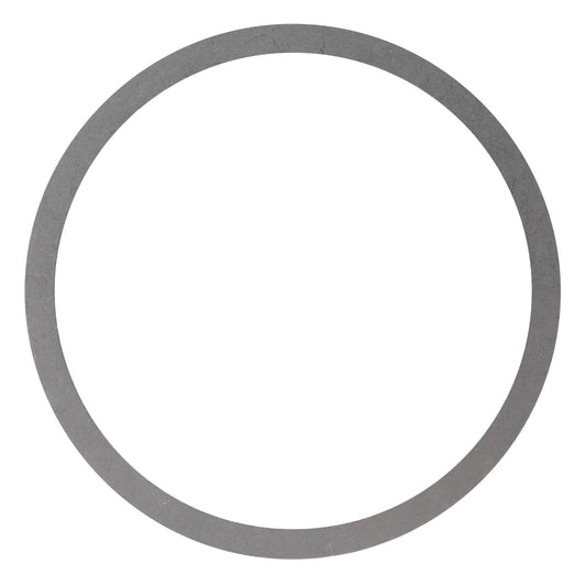 Introducing the AGCO Shim - F168302020023! This sleek, gray circular ring features a minimalist design and is set against a clean white background.