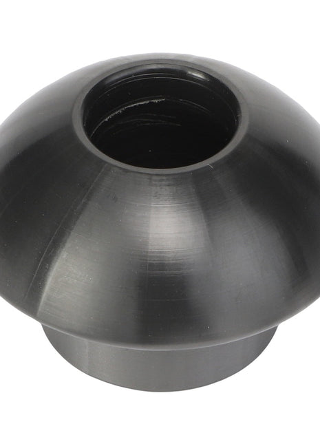 The AGCO | Nose - Acw0800220 is a dome-shaped, metallic, black object with a central hollow cylindrical opening on top.