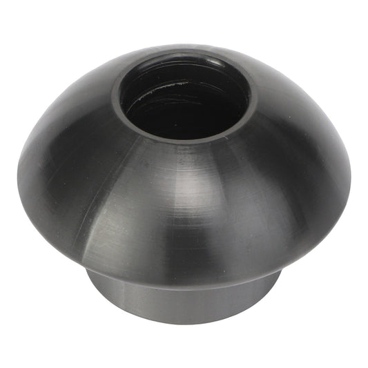 The AGCO | Nose - Acw0800220 is a dome-shaped, metallic, black object with a central hollow cylindrical opening on top.
