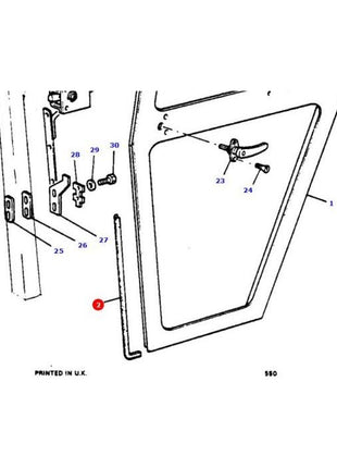 Massey Ferguson - Rubber Seal - 917418M2 - Farming Parts