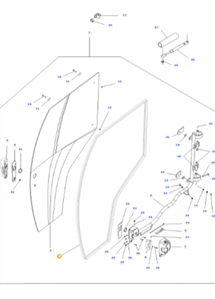 Massey Ferguson - Sealing Profile - H481810030310 - Farming Parts