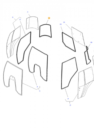 Massey Ferguson - Sealing Profile - H481810040310 - Farming Parts