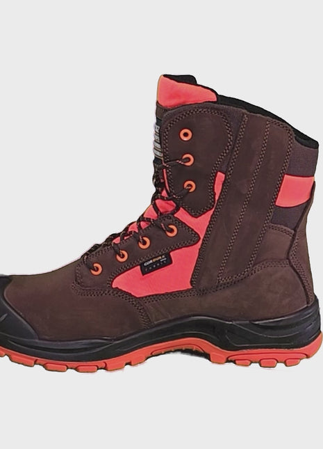 Botas de seguridad impermeables con cremallera y pernera alta Buckler Hi Viz - BVIZOR/BR