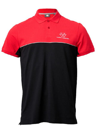Men’s Red & Black Polo Shirt MF Slim Fit Eco Blend - X993422502
