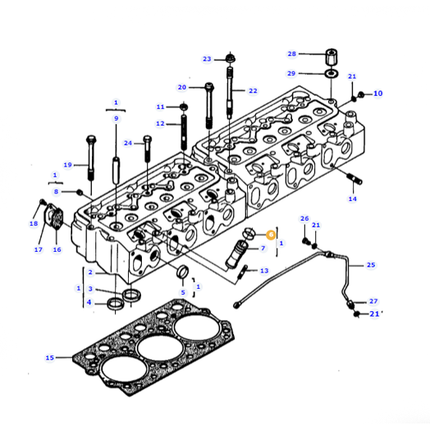 Massey Ferguson - O-ring - V614602415 - Farming Parts