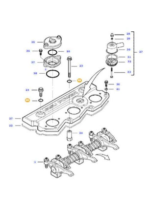 Massey Ferguson - O-ring - V614901030 - Farming Parts