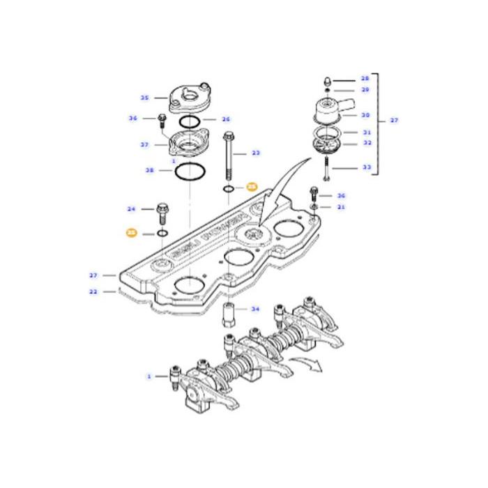 Massey Ferguson - O-ring - V614901030 - Farming Parts