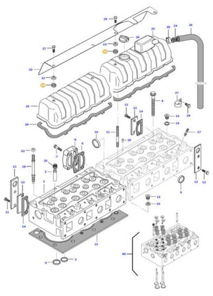 Massey Ferguson - Rubber Bush - V836012841 - Farming Parts