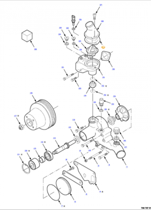 Massey Ferguson - Gasket - V836119849 - Farming Parts