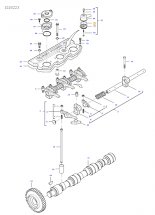 Massey Ferguson - Gasket - V836667459 - Farming Parts