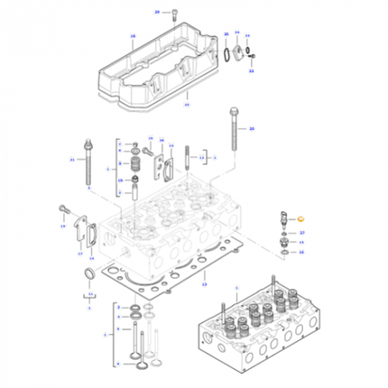 Massey Ferguson - Temperature Sensor - V836667732 - Farming Parts